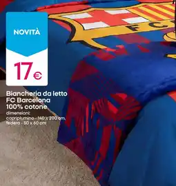Pepco Biancheria da letto FC Barcelona 100% cotone offerta