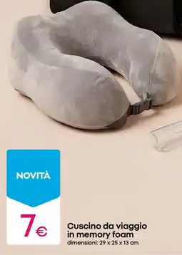 Pepco Cuscino da viaggio in memory foam offerta