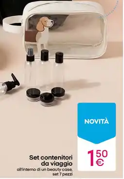 Pepco Set contenitori da viaggio offerta