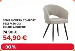 Max Factory Sedia modern comfort 56x57x80 cm offerta