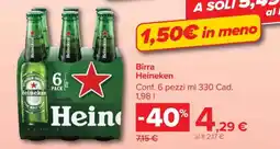 Carrefour BIRRA HEINEKEN offerta