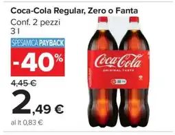 Carrefour Coca-Cola Regular, Zero o Fanta offerta