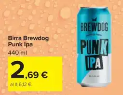 Carrefour Birra Brewdog Punk IPA offerta