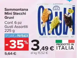 Carrefour Sammontana Mini Stecchi Gruvi offerta