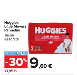 Carrefour Huggies Little Movers Pannolini offerta
