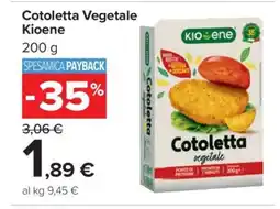Carrefour COTOLETTA VEGETALE KIOENE offerta