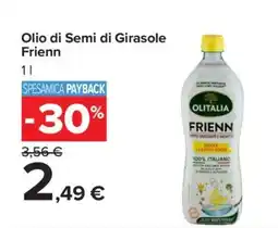 Carrefour Olio di Semi di Girasole Frienn offerta