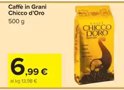 Carrefour Caffè in grani Chicco d’Oro offerta