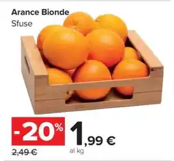Carrefour ARANCE BIONDE offerta