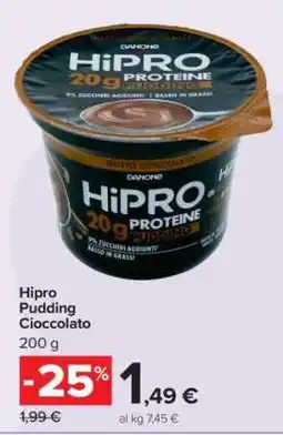 Carrefour Hipro Pudding Cioccolato offerta