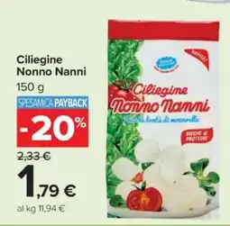 Carrefour Ciliegine Nonno Nanni offerta