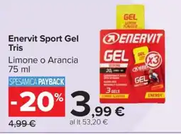 Carrefour Enervit Sport Gel Tris offerta