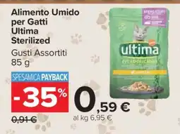 Carrefour Alimento Umido per Gatti Ultima Sterilized offerta
