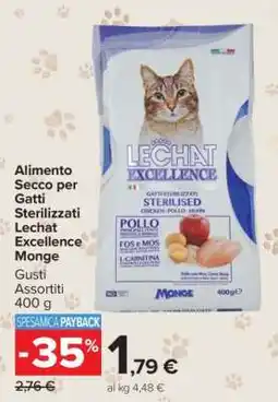 Carrefour Lechat Excellence Monge offerta