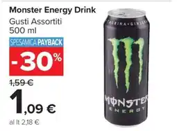 Carrefour MONSTER Energy Drink offerta