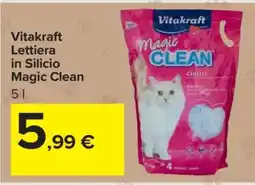 Carrefour Vitakraft Lettiera in Silicio Magic Clean offerta