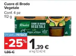 Carrefour Cuore di Brodo Vegetale offerta