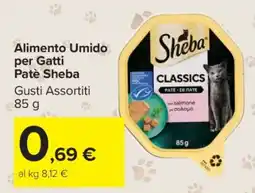 Carrefour Alimento Umido per Gatti Patè Sheba offerta