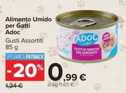 Carrefour Alimento Umido per Gatti Adoc offerta