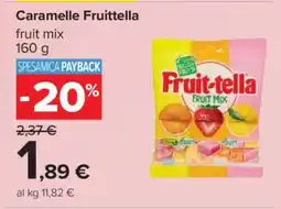 Carrefour CARAMELLE FRUITTELLA offerta