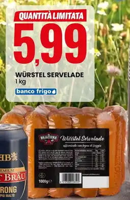 Eurospin Best bräu würstel servelade offerta