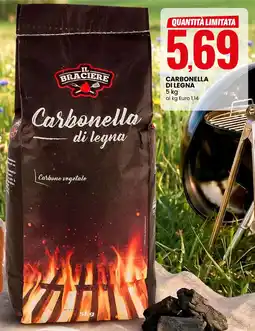 Eurospin Il braciere carbonella di legna offerta