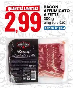 Eurospin Il braciere bacon affumicato a fette offerta
