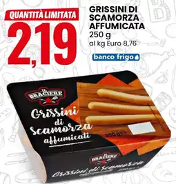 Eurospin Il braciere grissini di scamorza affumicata offerta
