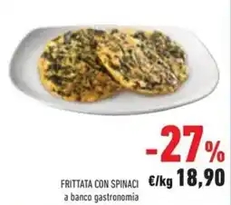 Conad Frittata con spinaci offerta