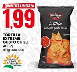 Eurospin Il braciere tortilla extreme gusto chilli offerta
