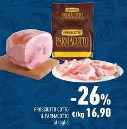 Conad Prosciutto cotto il parmacotto offerta