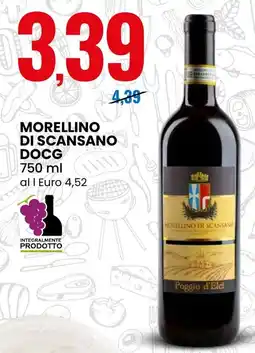 Eurospin Poggio d'Ele morellino di scansano DOCG offerta