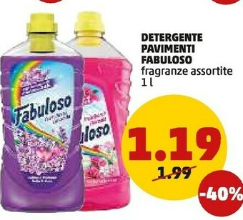 PENNY Detergente pavimenti offerta