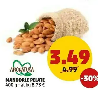 PENNY Amonatura mandorle pelate offerta