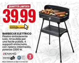 Eurospin Enkho barbecue elettrico offerta