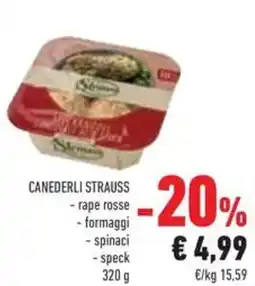 Conad Canederli STRAUSS offerta
