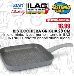 Eurospin SISTEMA casa bistecchiera griglia 28 cm offerta