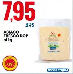 Eurospin Asiago fresco DOP offerta
