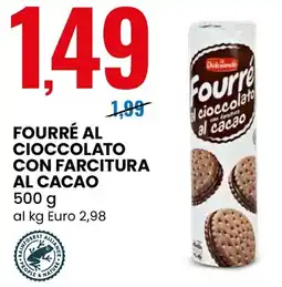 Eurospin Dolciando fourré al cioccolato con farcitura al cacao offerta