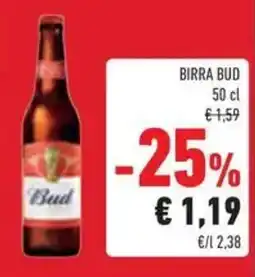 Conad Birra BUD offerta