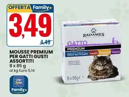 Eurospin Radames mousse premium per gatti offerta