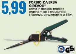 Eurospin Forbici da erba girevoli offerta