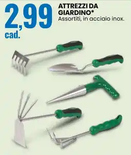 Eurospin Attrezzi da giardino offerta