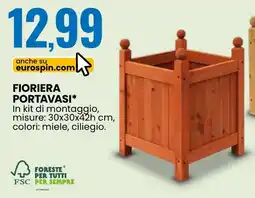 Eurospin Fioriera portavasi offerta