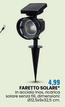Eurospin Faretto solare offerta