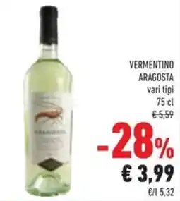 Conad Vermentino ARAGOSTA offerta