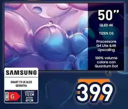 Unieuro SAMSUNG SMART TV 4K OLED QE5007FA offerta