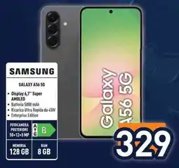 Unieuro SAMSUNG GALAXY A56 5G offerta