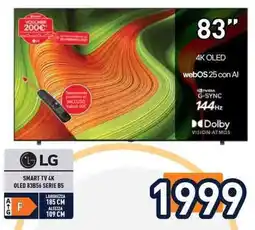 Unieuro LG SMART TV 4K OLED 83856 SERIE B5 offerta
