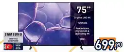 Unieuro SAMSUNG SMART TV 4K LED UE75U8000 offerta